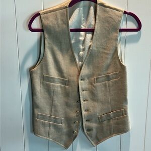 Ralph Lauren Cream Polo Vest